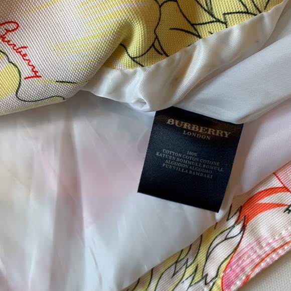 Burberry Flower 🌸 Blazer Jean Jacket Blazer Women Girl Pink Yellow Green White - Picture 7 of 17